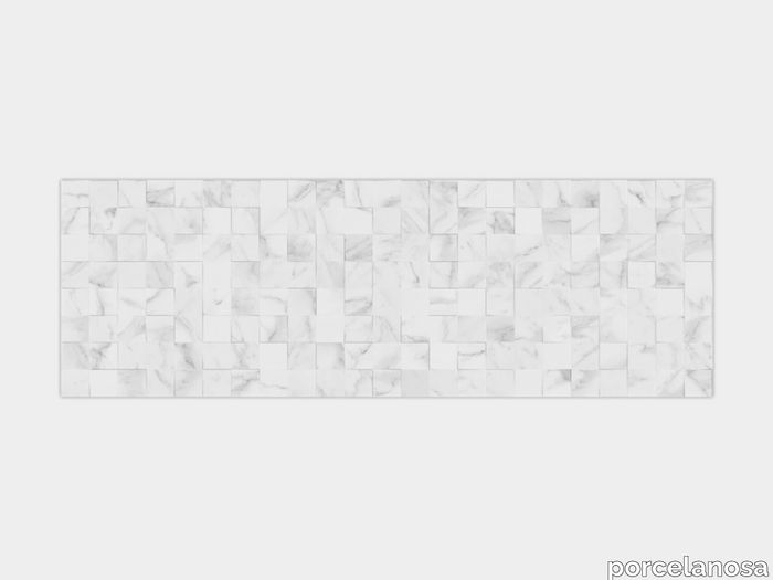Mosaico Carrara Blanco 13"X39"