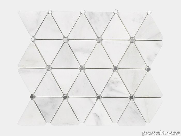 Victorian Diamond Marmara Mirror 13"X11"