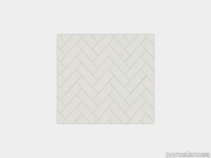 Lines Cambric Persian White Polished 13"X10"