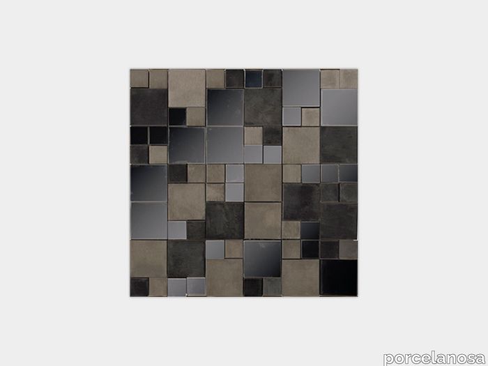 Metal Acero Anthracite Mini 3D Cubes 12"X12"