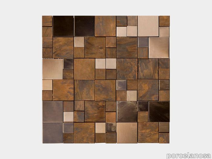 Metal Bronze Mini 3D Cubes 12"X12"