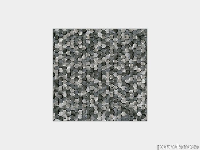 Gravity Aluminium 3D Hexagon Metal Titanium 12"X12"