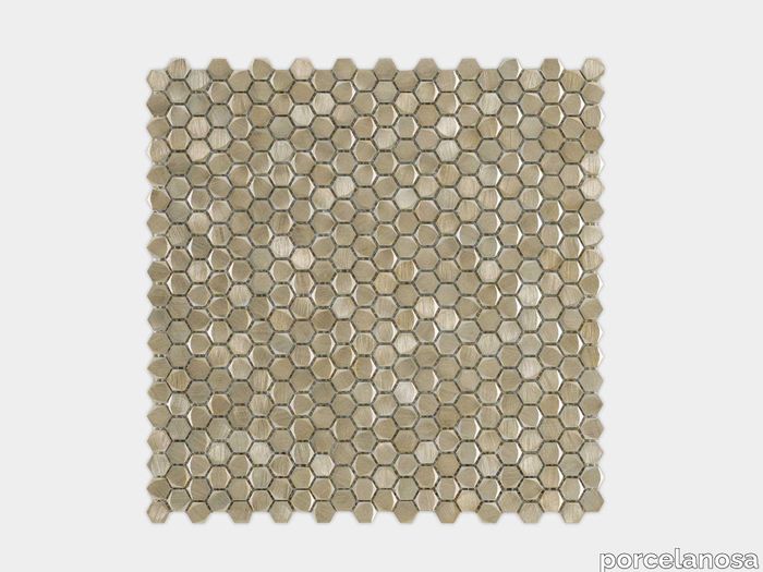 Gravity Aluminium Hexagon Gold 12"X12"
