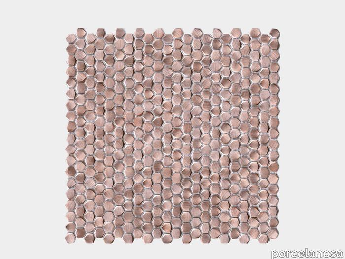 Gravity Aluminium Hexagon Rose Gold 12"X12"