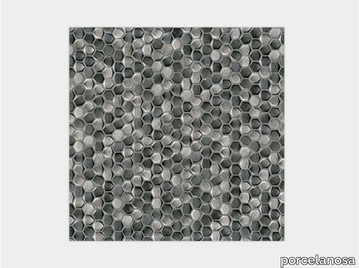 Gravity Aluminium Hexagon Metal Titanium 12"X12"