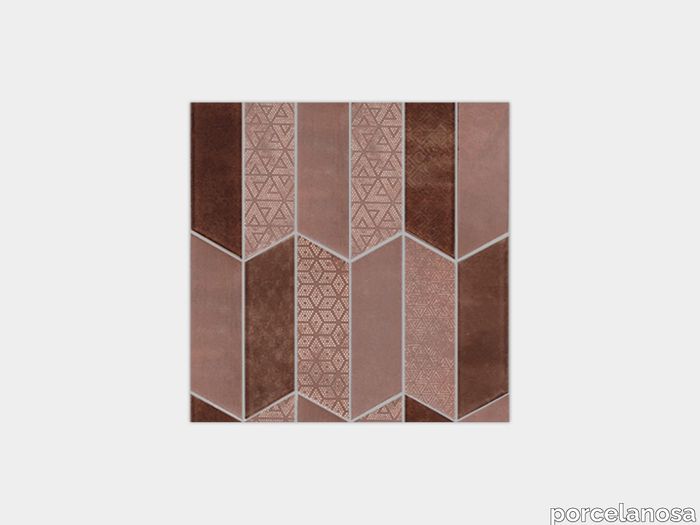 Rhomboid Chocolate 12"X12"