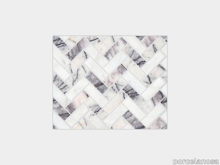 Lines Cambric Lilac Polished 13"X10"