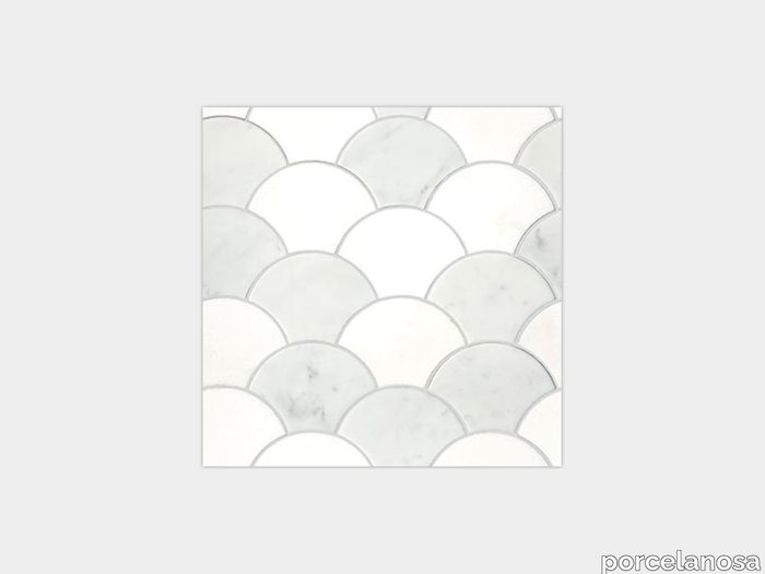 Essential Scale Carrara Thassos 12"X12"