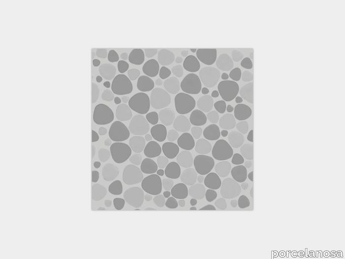 Glaze Pebbles Greys 12"X12"