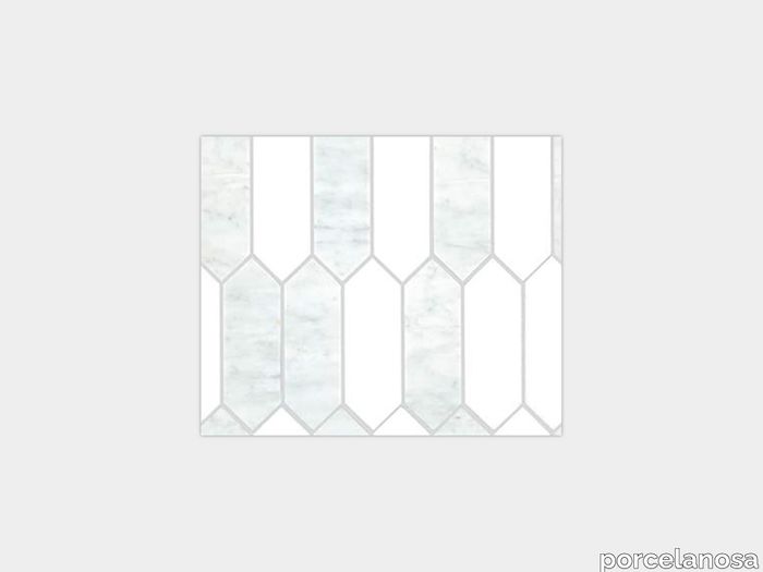Lines Boll Carrara Thassos 12"X10"
