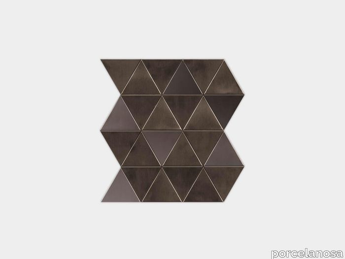 Metal Acero Anthracite Triangles 12"X10"