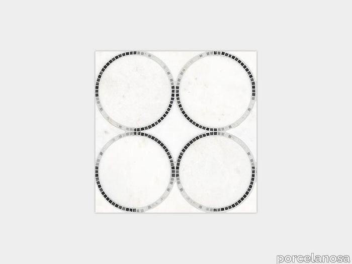 Tempo Circle White 12"X12"