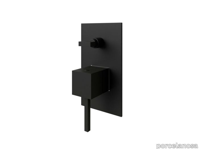 Basin Mixer Square External Side Black