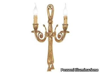 GISELLE 382/A2 - French Gold Wall light _ Possoni Illuminazione