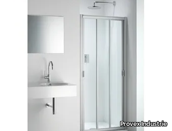 CLASSIC FC - Glass shower cabin with sliding door _ Provex Industrie