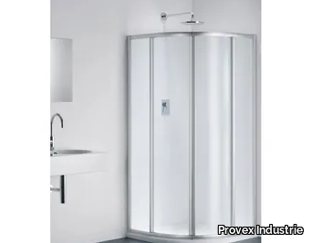 CLASSIC RC - Semicircular glass shower cabin _ Provex Industrie