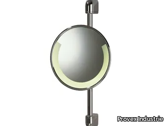 RELAX RE 01 - Wall-mounted shaving mirror with integrated lighting _ Provex Industrie