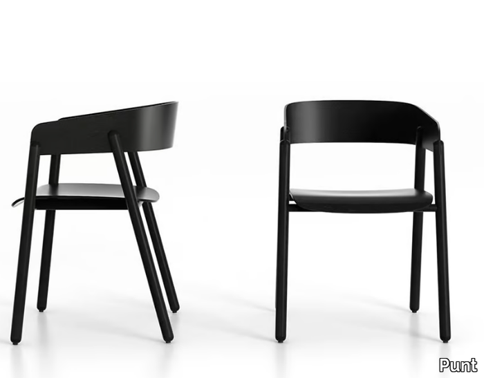 MAVA WOOD - Wooden chair _ Punt
