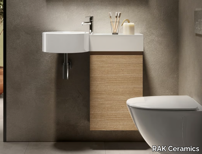 RAK-PETIT - Wall-mounted handrinse basin round _ RAK Ceramics