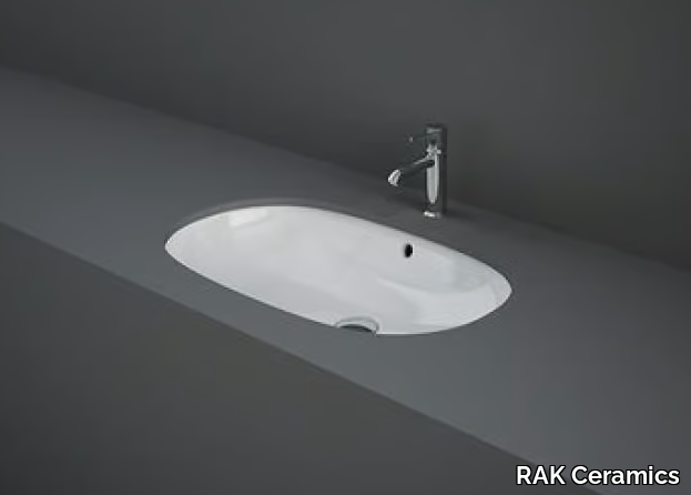 RAK-VARIANT - Undermount oval ceramic washbasin _ RAK Ceramics