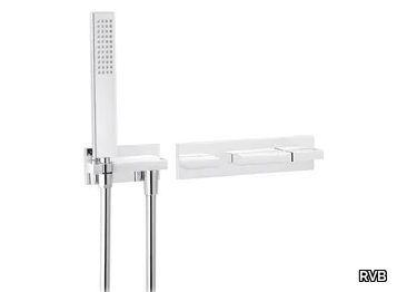 ANDREW - Wall-mounted thermostatic bathtub set with hand shower _ RVB