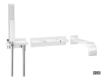 ANDREW - Wall-mounted thermostatic bathtub set with hand shower _ RVB