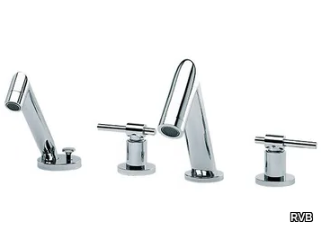 DYNAMIC - 4 hole bathtub set with hand shower _ RVB