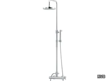 SULLY - Wall-mounted thermostatic shower panel with hand shower _ RVB