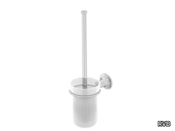 TIMES - Wall-mounted chromed brass toilet brush _ RVB