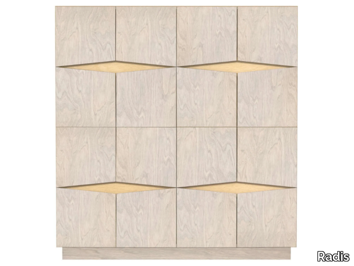 LOXI - Birch highboard with doors _ Radis