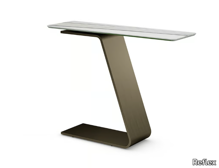 OH - Rectangular glass console table _ Reflex