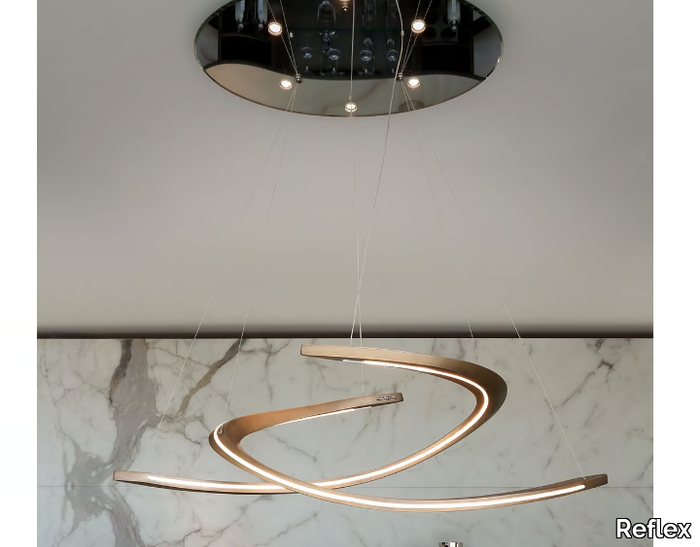 SPEEDFORM - LED metal pendant lamp _ Reflex