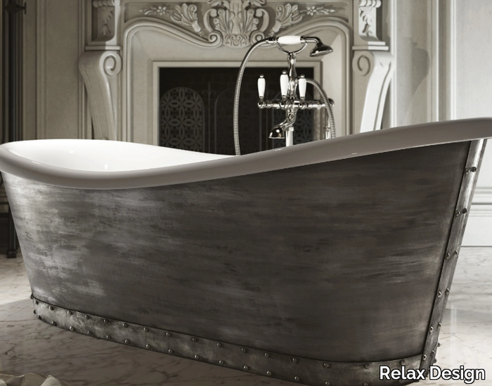 NAIL - Freestanding oval composite material bathtub _ Relax Design