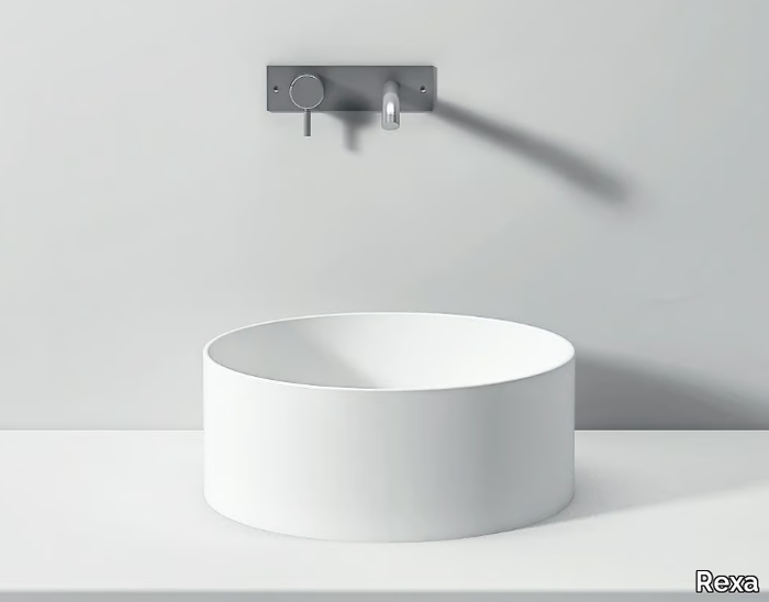 ROTONDO - Countertop Corian® washbasin _ Rexa