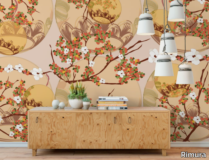 AYANA - Panoramic wallpaper with floral pattern _ Rimura