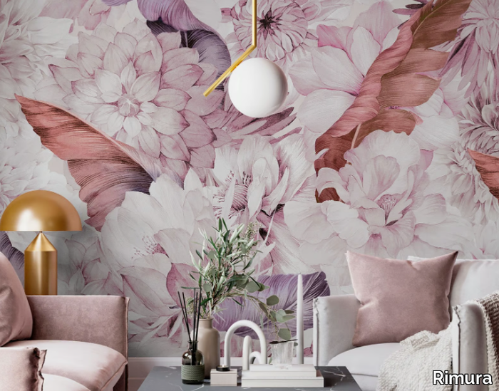 FABA - Panoramic wallpaper with floral pattern _ Rimura