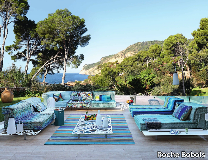 MAH JONG OUTDOOR - Outdoor sectional modular sofa _ Roche Bobois