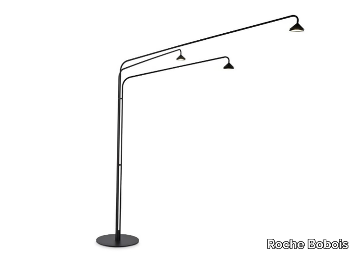 NOMADE - Adjustable aluminium floor lamp _ Roche Bobois