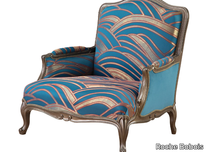 MONTAIGNE - Fabric armchair with armrests _ Roche Bobois