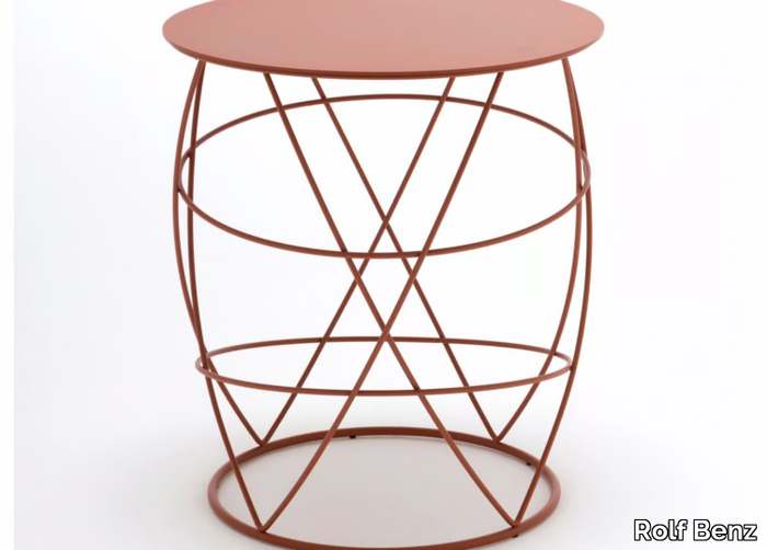 ROLF BENZ 942 - Round metal coffee table _ Rolf Benz