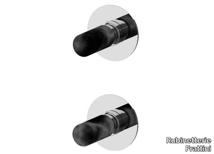 PEPE M STYLE 12736NP - Recessed shower mixer with individual rosettes _ Rubinetterie Frattini