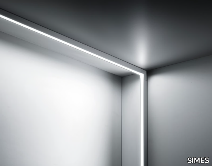 CONTINUOUS ROD MINIMAL - Aluminium linear lighting profile _ SIMES