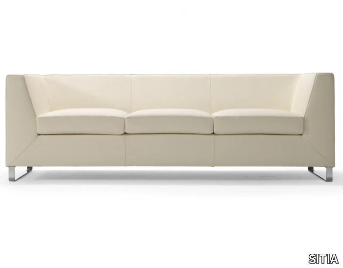 GOBEYOND - 3 seater leather sofa _ SITIA
