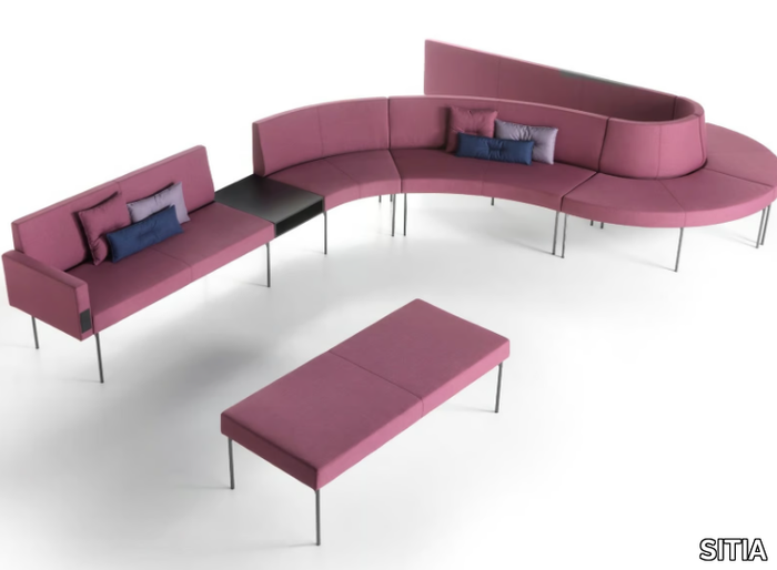 LAGUNA - Modular fabric seating system _ SITIA