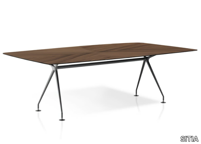 DAPPER - Rectangular walnut table _ SITIA