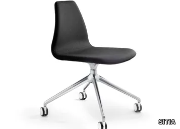 NUKI - Swivel office chair with castors _ SITIA