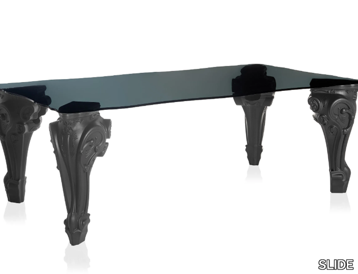 SIR OF LOVE - Rectangular polyethylene living room table _ SLIDE