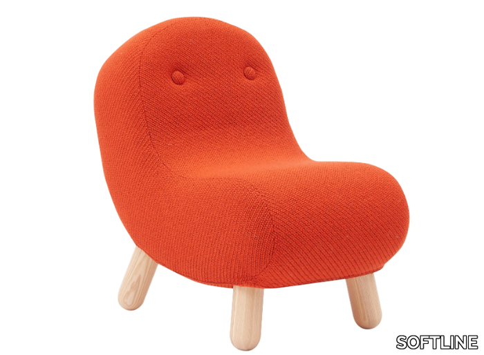 BOB - Upholstered fabric armchair _ SOFTLINE