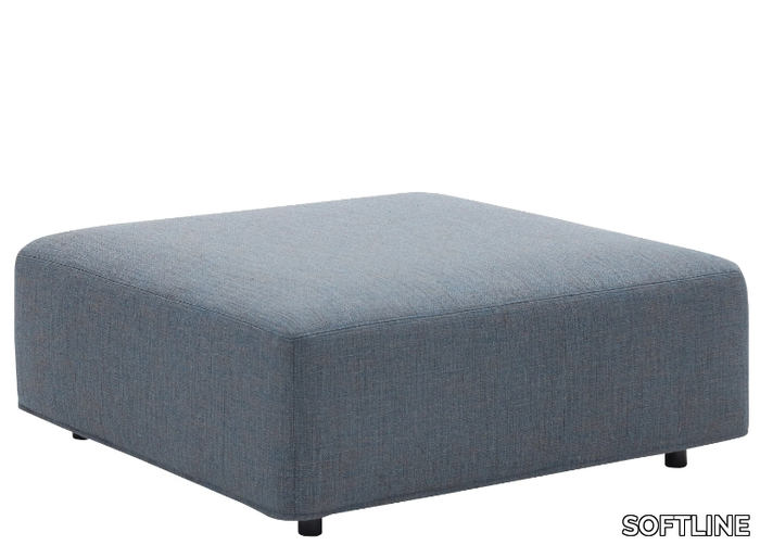 CABALA - Fabric pouf with removable lining _ SOFTLINE