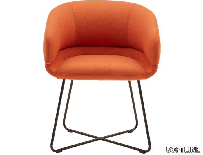 CALETO - Upholstered fabric chair _ SOFTLINE